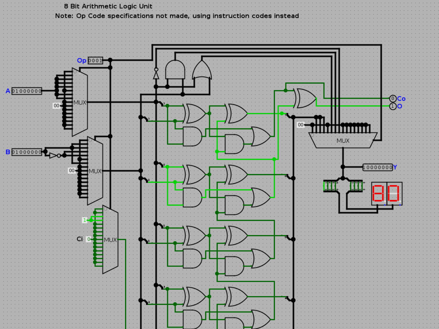 8 Bit Adder Circuit Image